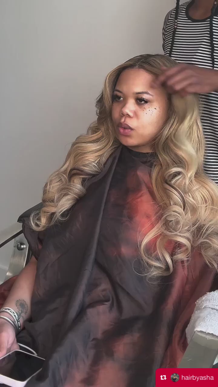 Blonde Wavy