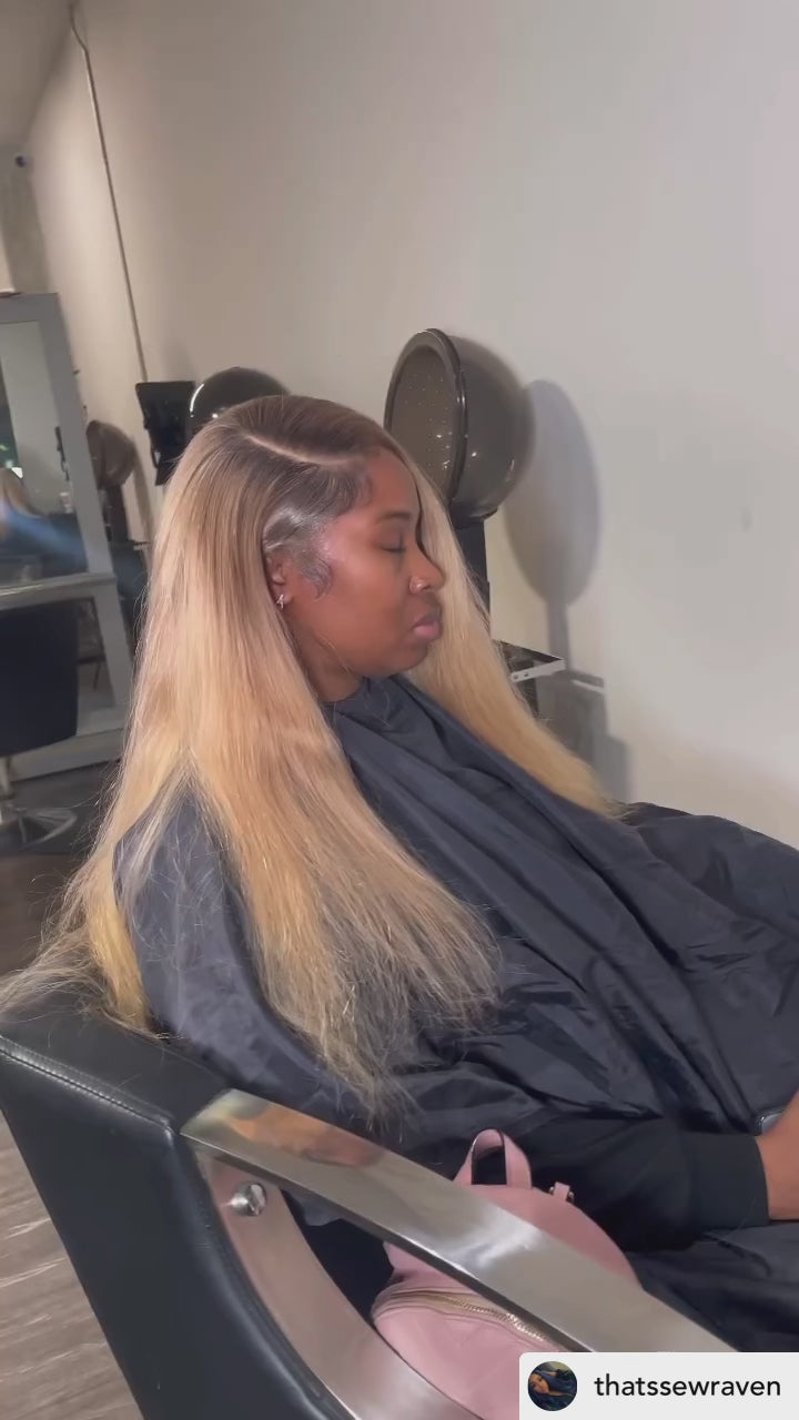 5x5 Blonde Wavy