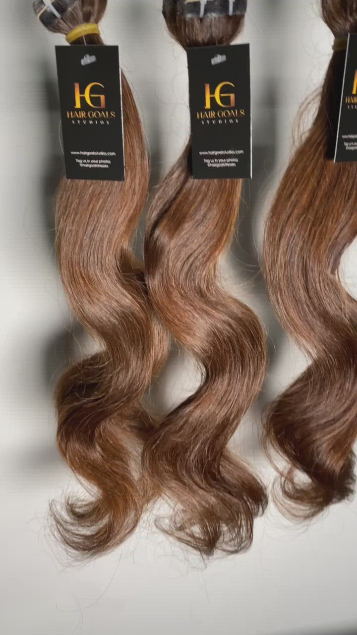 Brown Cambodian Body Wave | Body Wave Bundles | Hair Goals Studios