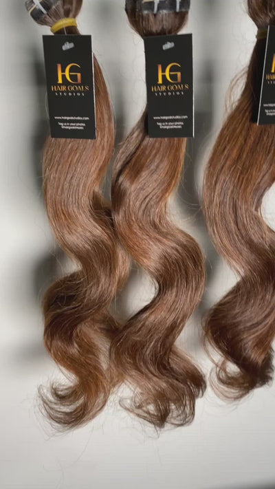 Brown Cambodian Body Wave | Body Wave Bundles | Hair Goals Studios