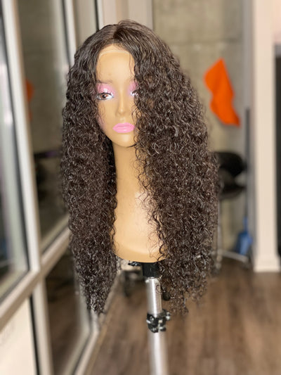 Curly Lace Closure | Cambodian Curly Wig | Hair Goals Studios