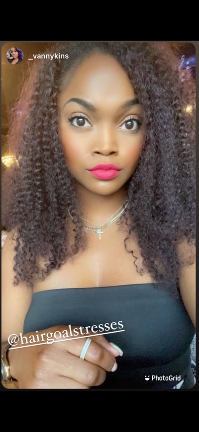 Indian Kinky Curly Wig | Indian Kinky Curly Hair | Hair Goals Studios