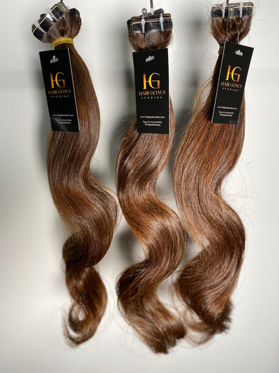 Brown Cambodian Body Wave | Body Wave Bundles | Hair Goals Studios